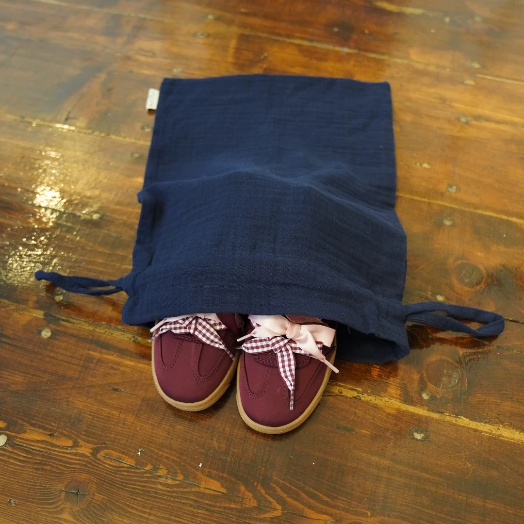 Müslin Kese Orta - Lacivert